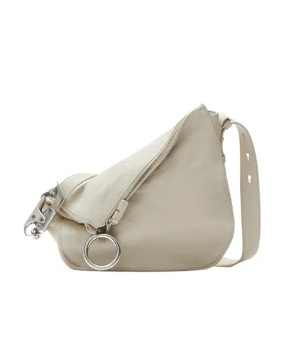 BURBERRY BURBERRY SMALL KNIGHT ZIPPED SHOULDER BAG