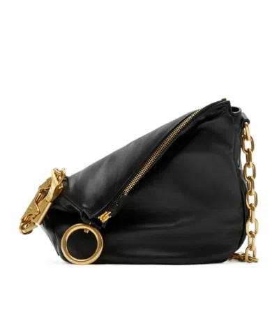 BURBERRY BURBERRY KNIGHT CHAIN-LINKED SMALL SHOULDER BAG