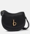 Burberry Small Leather Crossbody Bag In Black
