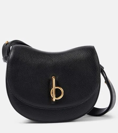Burberry Small Leather Crossbody Bag In Black