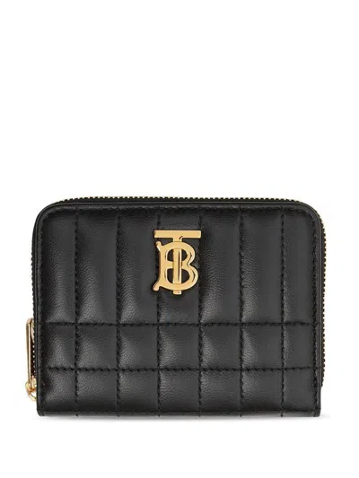 Burberry Small Leather Goods In Black