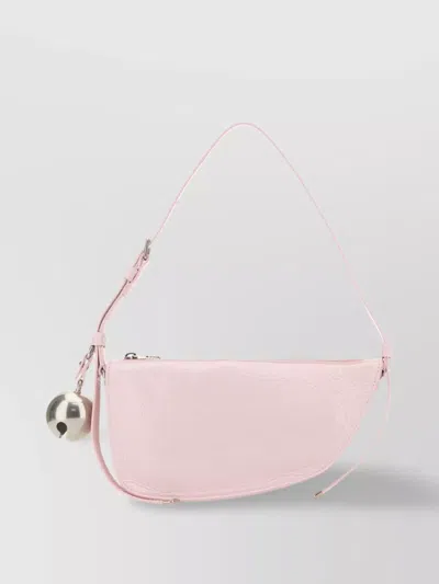 BURBERRY SMALL LEATHER KNIGHT SHOULDER BAG