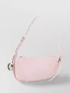 Burberry Small Leather Knight Shoulder Bag In Pink