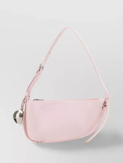 BURBERRY SMALL LEATHER KNIGHT SHOULDER BAG