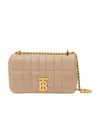 Burberry Lola Small Shoulder Bag In Nude