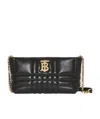 Burberry Lola Quilted Small Cross-body Bag In Black