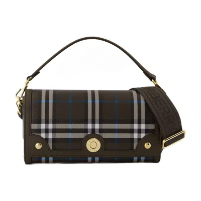 Burberry Small Note Crossbody In Grey