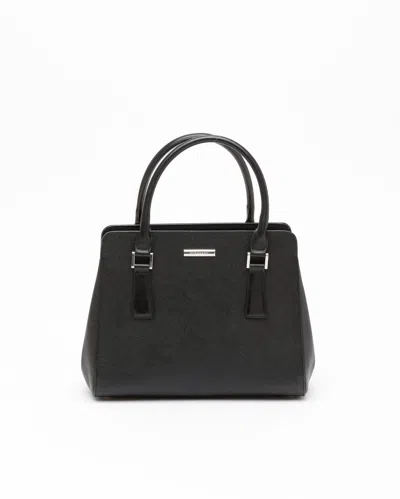 Burberry Small Nova Check Tote Bag In Black