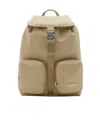 Burberry Small Nylon Backpack In Neutral