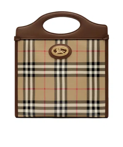 Burberry Small Pocket Bag In Brown