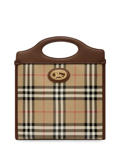 Burberry Small Pocket Bag In Brown
