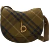 Burberry Rocking Horse Small Check Jacquard Crossbody Bag
