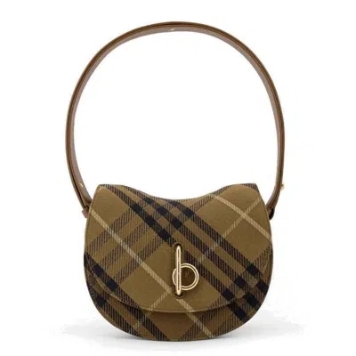 Burberry Small Rocking Horse Bag In Red