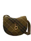 Burberry Brown And Black Rocking Horse Shoulder Bab In 绿色