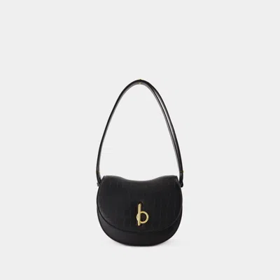 Burberry Small Rocking Horse Purse In Black