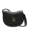 Burberry Women's Elegant Leather Bag For All Occasions In Black