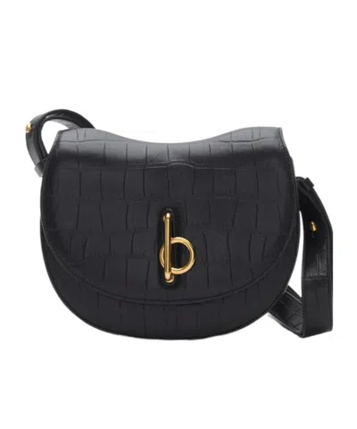 BURBERRY BURBERRY SMALL ROCKING HORSE EMBOSSED SHOULDER BAG