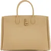 Burberry Small Rocking Horse Tote In Sand