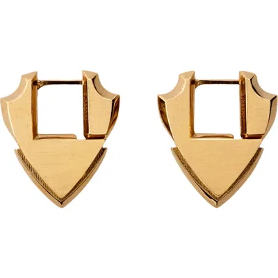 BURBERRY BURBERRY SMALL SHIELD EARRINGS