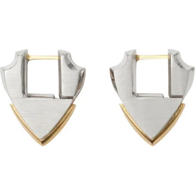 BURBERRY BURBERRY SMALL SHIELD EARRINGS