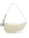 Burberry Small Shield Leather Shoulder Bag In Neutrals
