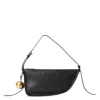 Burberry Curved Shape Gold-tone Hardware Shoulder Bag