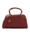 Burberry Small Shield Twin Bowling Bag In Rust