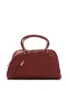 Burberry Small Shield Twin Bowling Bag In Red