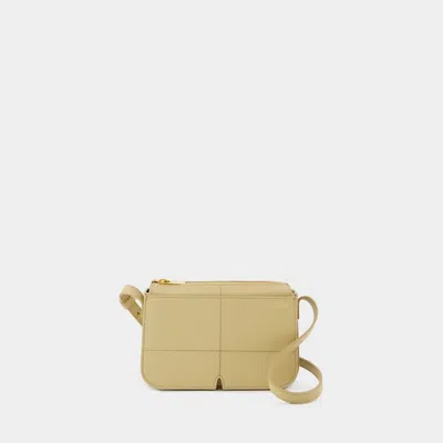 Burberry Small Snip Crossbody In Beige