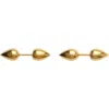 Burberry Small Spear-shaped Earnail In Gold
