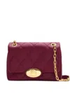 Burberry Small Calfskin Strand Shoulder Bag In Red