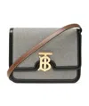 Burberry Small Tri-tone Tb Bag In Gray