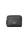 Burberry Small Zipper Wallet In Black