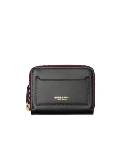 Burberry Small Zipper Wallet In Black