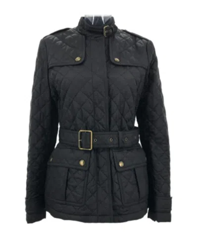Burberry Snap Collar Slim-fitting Casual Jacket In Black