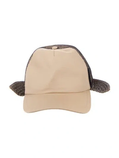 Pre-owned Burberry Snapback Hat In Neutral