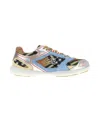 Burberry Mesh And Suede Matrix Style Sneakers In Multi