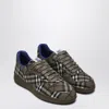 Burberry Checked Terrace Lace-up Sneakers