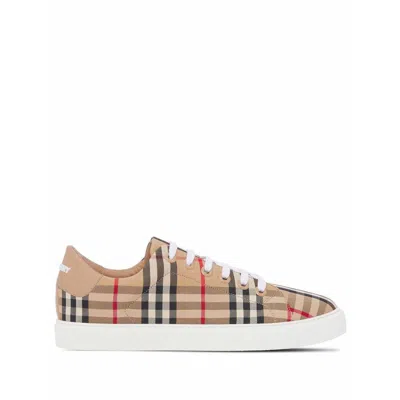 Burberry Sneakers In Beige