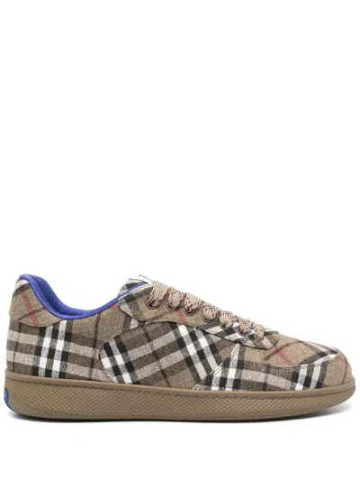 Burberry Sneakers In Beige