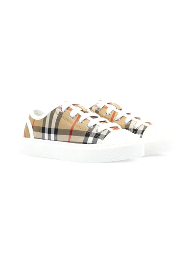 Burberry Sneakers In White
