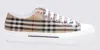 BURBERRY BURBERRY ARCHIVE BEIGE CANVAS SNEAKERS