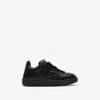 Burberry Leather Sneaker Storage Box In Black