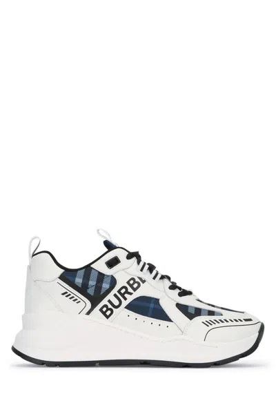 Burberry Sneakers In Blackbluecheck