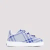 Burberry Dynamic Blue And White Patterned Sneakers