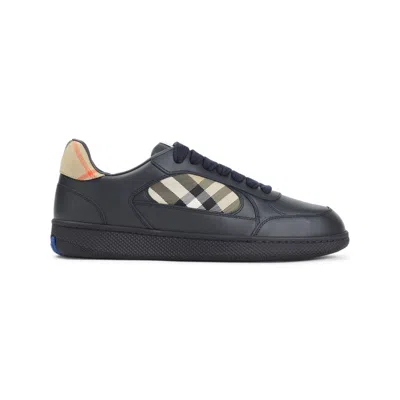 Burberry Sneakers Blue In Black