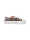Burberry Tartan Pattern Sneakers In Multi