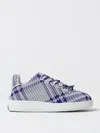 Burberry Dynamic Blue And White Patterned Sneakers In 蓝色