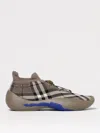 Burberry Embroidered Fabric Neptune Slip Ons In Green