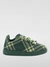 Burberry Sneaker Box With Check Processing In Grün